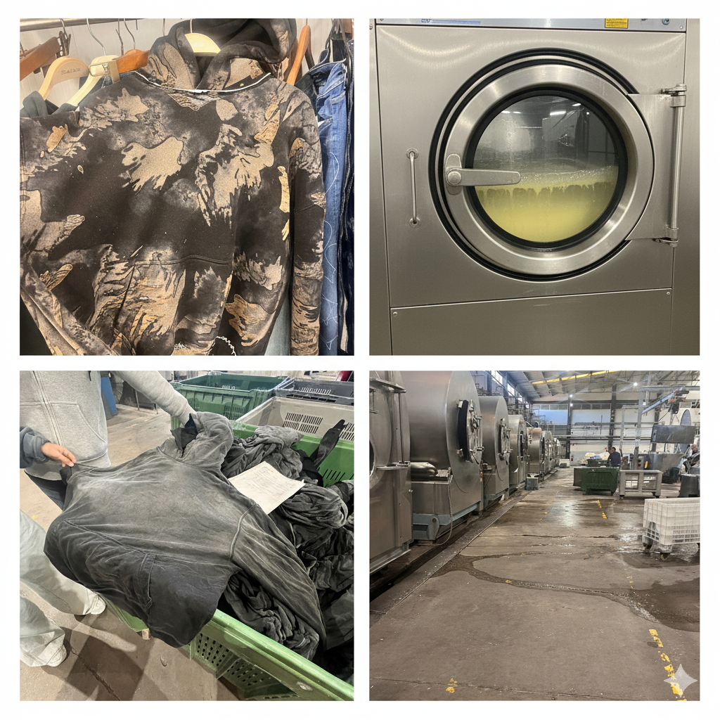 Denim factory interior